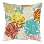 FEATURE FLORAL EMBROIDED CUSHION